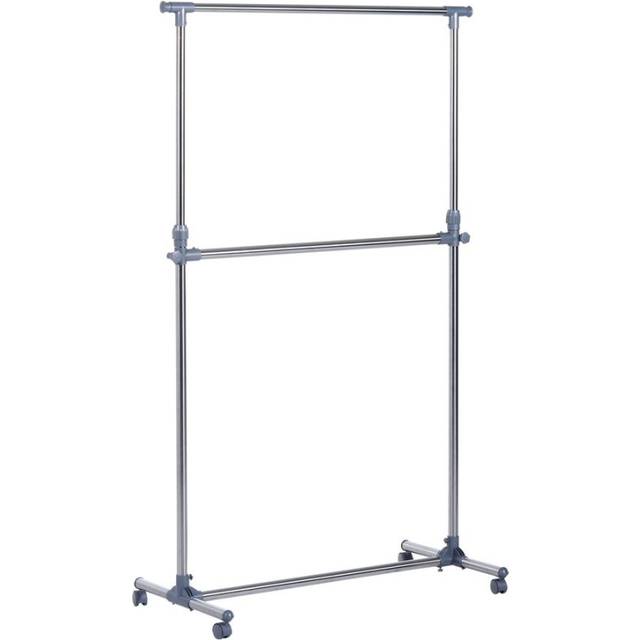 Heavy-Duty Metal Clothes Rack | Wowcher - Black