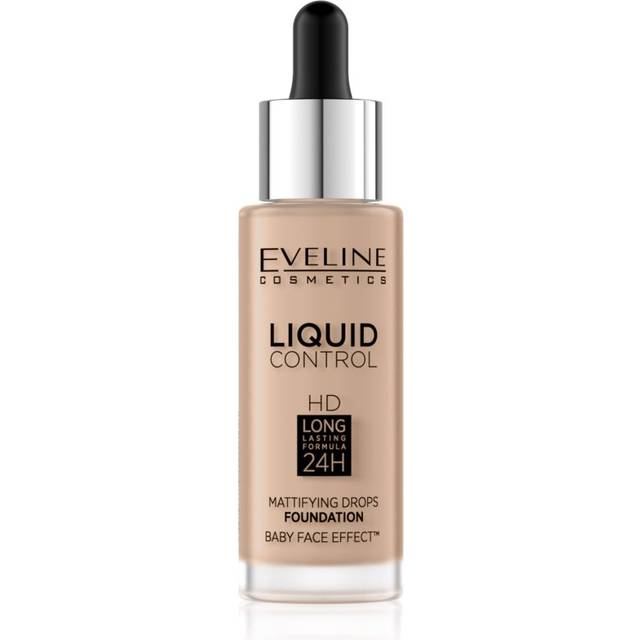 Eveline Cosmetics Liquid Control Flydende foundation Med pipette Skygge 035 Natural Beige 32 ml