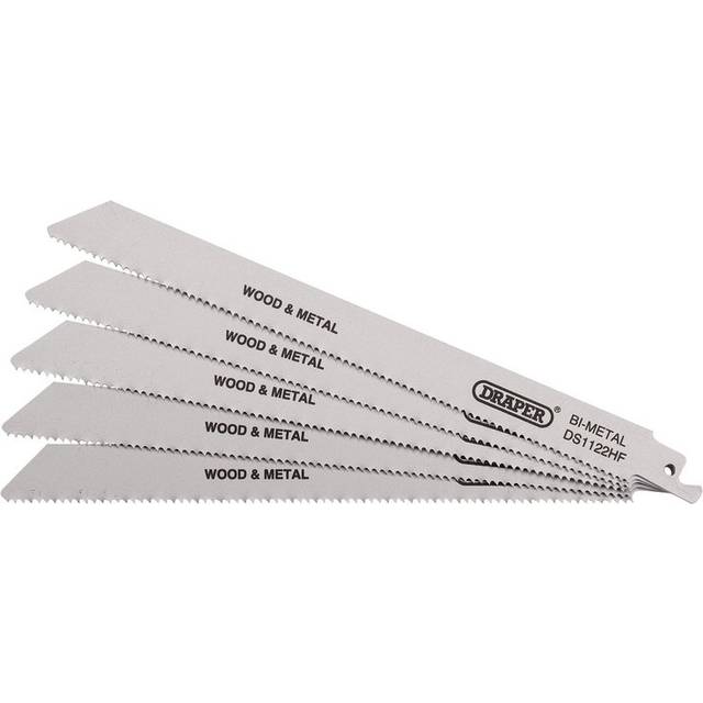 Draper 38754 Bi-metal Reciprocating Saw Blades-M/Purpose Cutting 2...