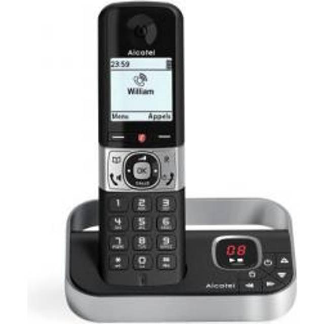 ALCATEL F890 Voice TAM ATL1425253 Cordless Phone - Black & Silver, Black,Silver/Grey