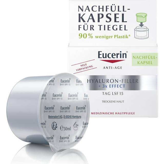 Eucerin Hudvård med Hyaluron EFFECT 3x SPF 15 (torr hud) - 50 ml