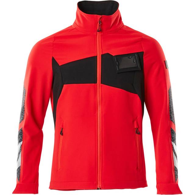 Mascot Four-way Stretch, Lightweight Work Jacket - Traffic Red/Black - XS