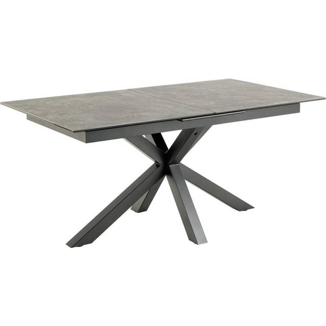 Florence Heaven Ceramic 8 Seater Extendable Dining Table Black - Furniture To Go