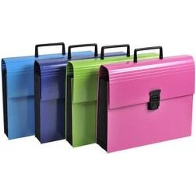 Exacompta Iderama Expanding case 24 Sections Pack of 4 Assorted, Assorted
