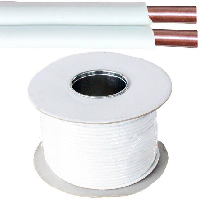 100m Bell Wire / Speaker Cable 2 Core 0.2mm² 1 Amp CCA Door HiFi Audio Reel - Multi - One Size