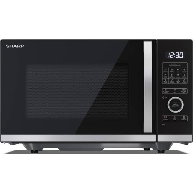 Sharp YC-QG245AU-B 25L Grill Jog Dial Flatbed Microwave 800W - Black