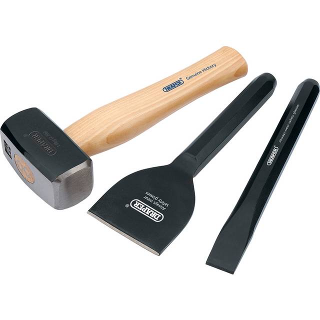 Draper Builders Kit with Hickory Handle (3 Piece)