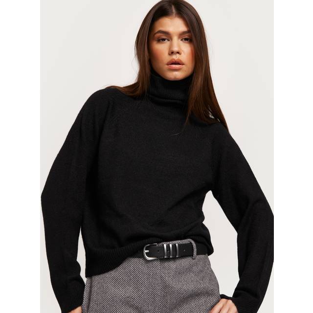Women's turtleneck sweater Pieces Pcjuliana - Noir - S