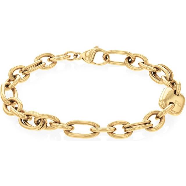 Tommy Hilfiger Ladies' Gold Tone Stainless Steel Link Bracelet