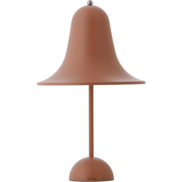 Verpan - Pantop Portable LED Lamp with Battery - terrakotta/H x Ø 30x18cm/mit Dimmer/Micro USB-Kabel 5.0 1A - terracotta (30.0 x &#8960;18.0cm)