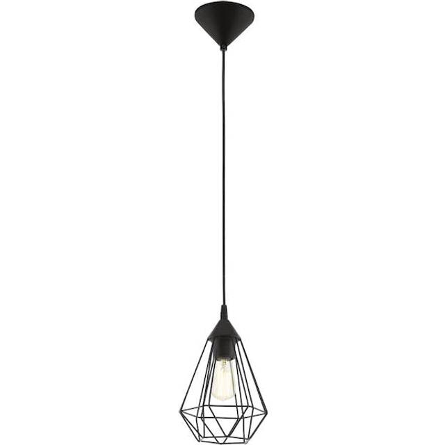 EGLO Tarbes Geometric Wire Pendant Light - Black | TJ Hughes