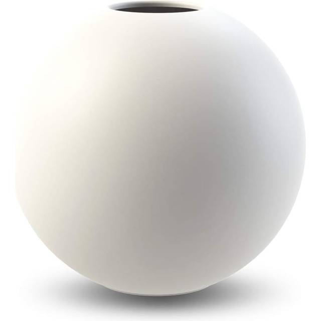 Ball vas, 20 cm, white - White (20 cm.)