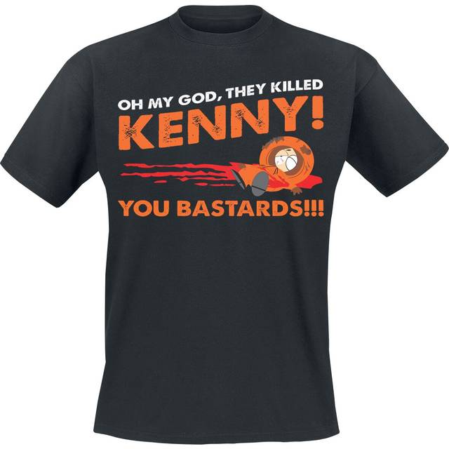 South Park T-Shirt - Oh My God, They Killed Kenny! - S to 5XL - for Men - black