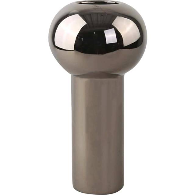 Pillar Vase 32 cm, Dark Silver