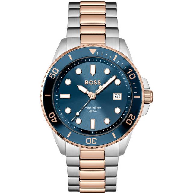 Boss Herrenuhr 1514012 - bicolor