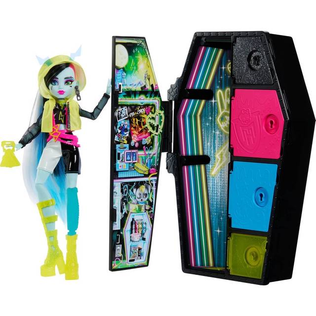 Monster High Skulltimate Secrets Neon Frights Frankie Stein Fashion Doll