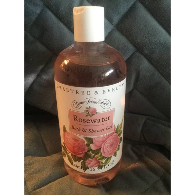Crabtree & Evelyn Bath and Shower Gel, Rosewater, 16.9 Fl Oz