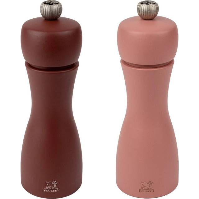 Peugeot Tahiti set Earth salt- och pepparkvarn 15 cm Cacao & nuts - Multi