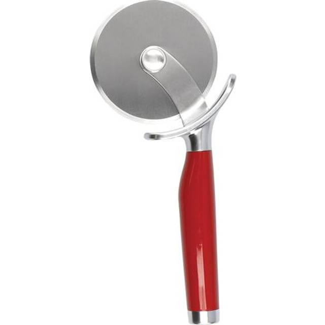 KitchenAid Pizza Wheel, Stainless Steel Pizza Cutter and Slicer  Empire Red