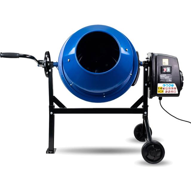 Hyundai - 220W 63L Electric 230v Cement / Concrete Mixer : HYCM63E
