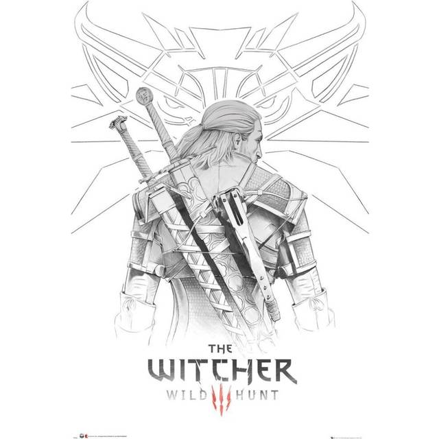 The Witcher Poster Geralt Sketch 219