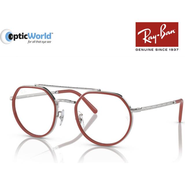 Ray-Ban RX3765V Men's Glasses, Gold, Size 49 - White (49)