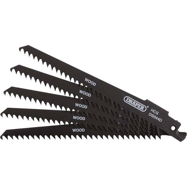 Draper 43430 Reciprocating Saw Blades-Wood & Plastic Cutting 150mm...