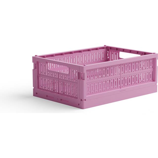 Made Crate - Made Crate Midi - Lådor - soft fuchsia - W34 x L24 x H13 cm