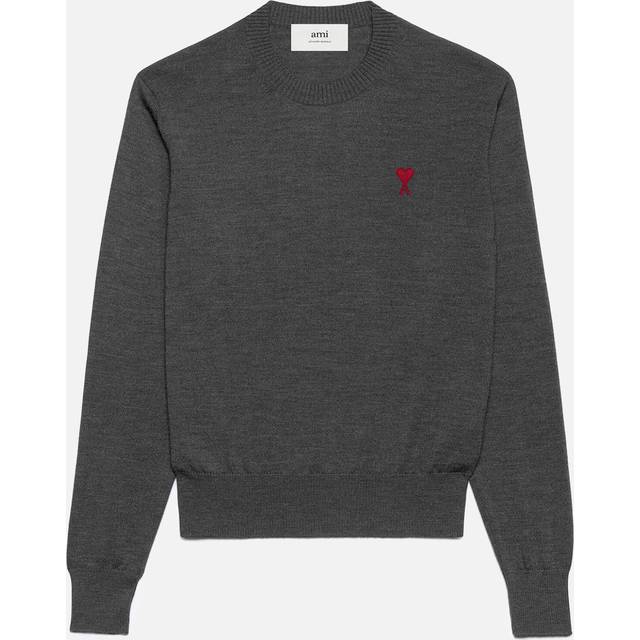 AMI De Coeur Wool Jumper - XXS - Grey
