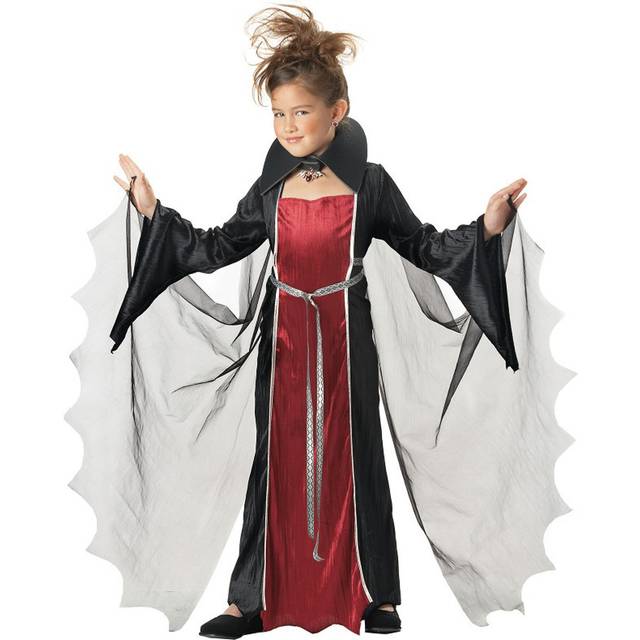 Vampire Costume for Girls - Black&#47;Red&#47;Gray (S)