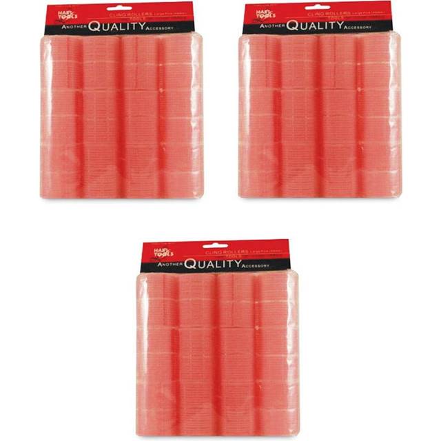 Miscellaneous Hair Tools Velcro Roller Large Pink 44mm - Pack of Six