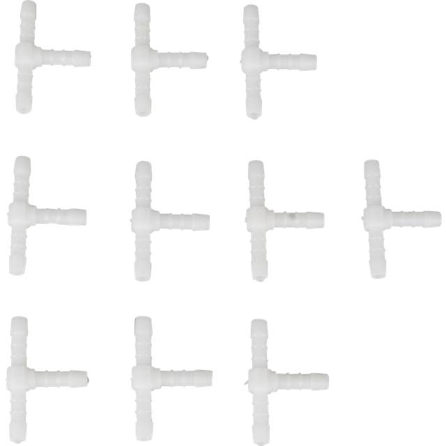 JMP Pack Of 10 T-Couplings For Gasoline Hose
