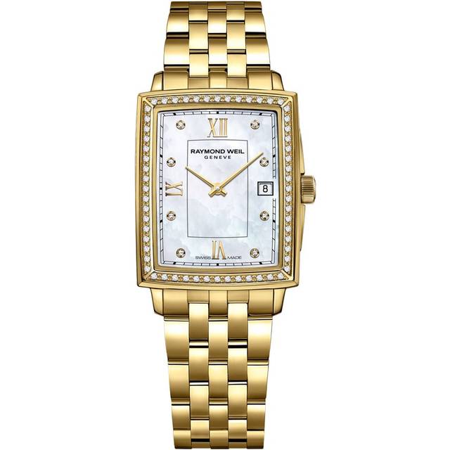 Toccata Ladies Rectangular 68 Diamonds Gold Watch 22.6mm