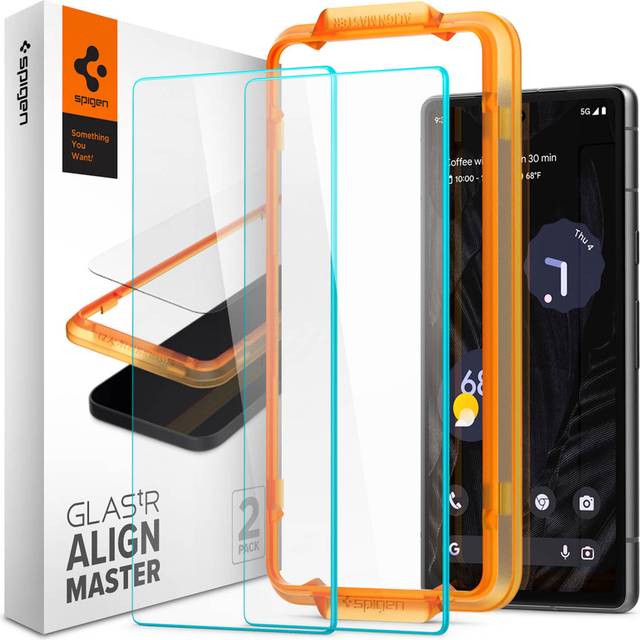 Spigen Glas.tR AlignMaster, Google, Pixel 7a Spigen etui, 1 stk