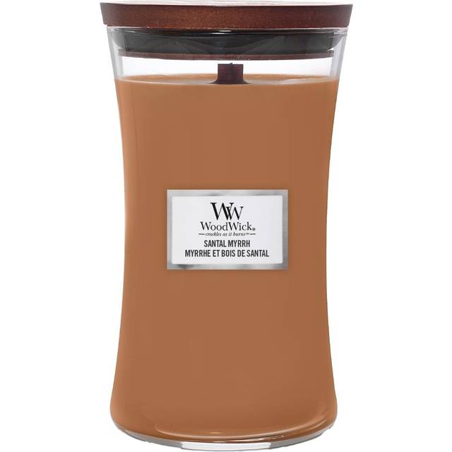 WoodWick Rumsdofter Doftljus Ellipse Santal Myrrh 609 g (498,00 kr / 1 kg)