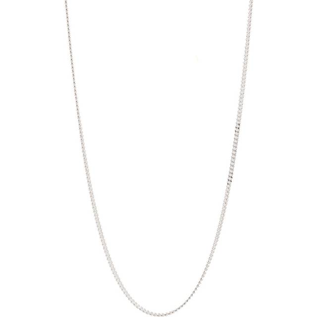 Tom Wood Silver Curb Chain M Necklace - 925 STERLING SILVER - UNI