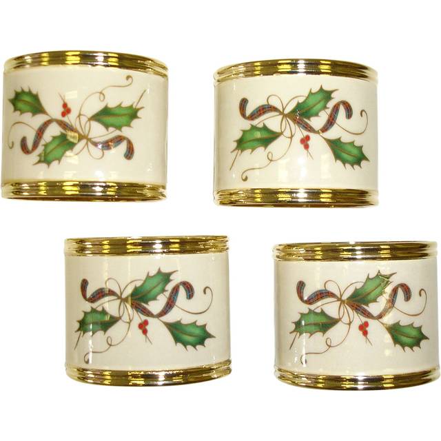 Lenox Holiday Nouveau Napkin Rings  Set of 4