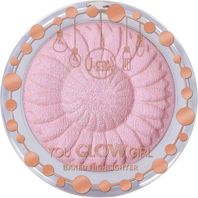 J.Cat Beauty You Glow Girl Baked Highlighter Til Ansigt Og Krop - Unicorn Fave