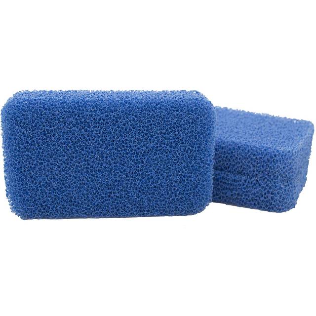 Sinkology SSCRUB-101-3 Breeze Non-Scratch and Odor Resistant Silicone Scrubber Package of 3 Sponges  Blue  3 Piece