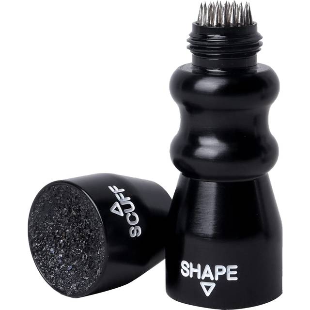 GSE 3-in-1 Pool Cue Tip Tool, Billiard Cue Stick Tip Tool, Billiard Cue Accessories Scuffer/Shaper/Aerator (Black)