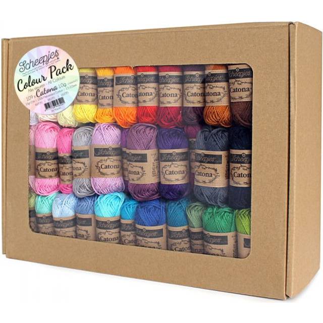 Scheepjes Catona Colour Pack (109 x 10g Balls)