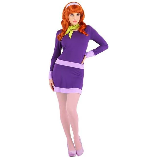 Classic Scooby Doo Daphne Adult Costume - Green&#47;Purple (M)