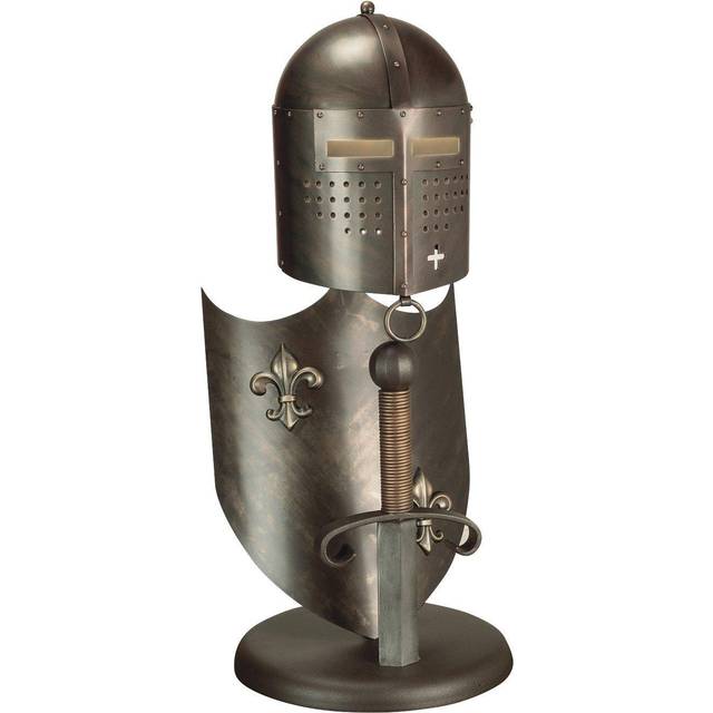 Table Lamp Medieval Knight Style Unique Burnished Bronze LED GX53 11W