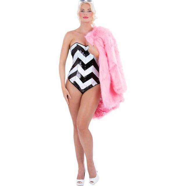 Womens Barbie 60th Anniversary Fancy Dress Costume (Size 16-18)