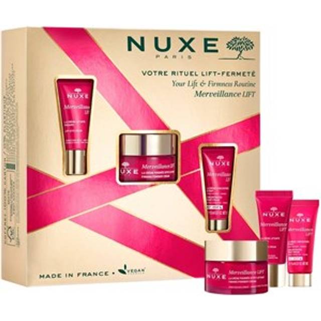 Nuxe Ansigtspleje Merveillance LIFT Gavesæt Firming Powdery Cream Lift Night Firm Cream Lift Eye Cream