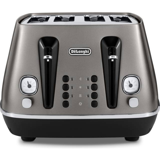 Delonghi Distinta X 4 Slice Toaster in Titanium - CTIN4003TB