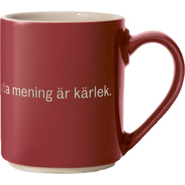 Design House Stockholm Astrid Lindgren mugg, ja, jag tror att livets… Svensk text