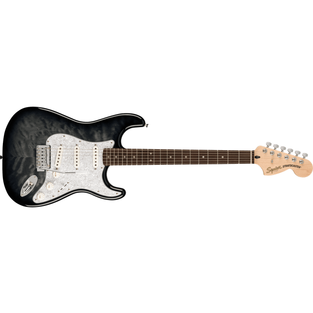 Squier FSR Affinity Series Stratocaster QMT, Black Burst