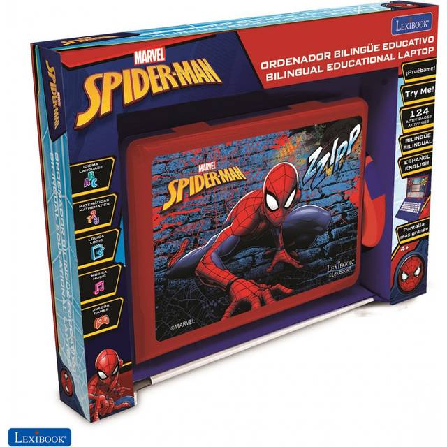 Lexibook Spider-man Bilingual Educational Laptop With 124 Activites