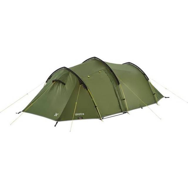 OEX Coyote III Tent - 3-Person, Lightweight, Waterproof, Durable, Freestanding, Olive Green